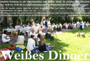 Weisses Dinner 2016