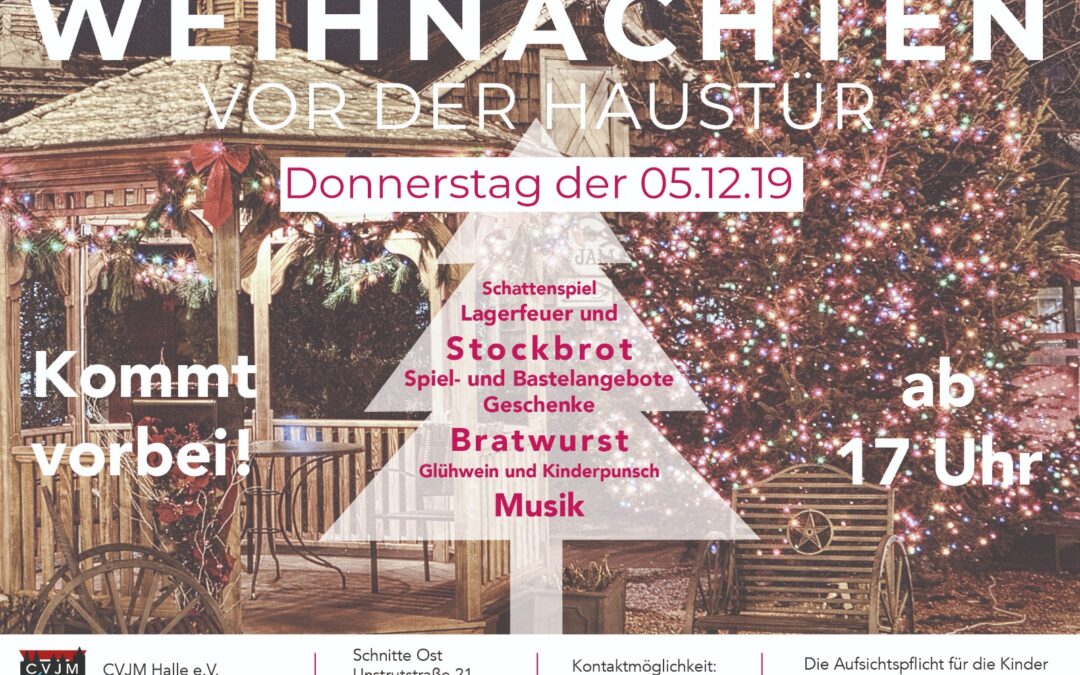 Flyer-Weihnachten vor der Haustür